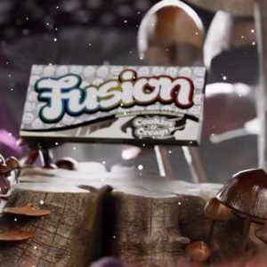 fusion mushroom bars cookies and cream